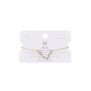 Pulsera de Acero Inoxidable Pisces, Cadena Chapada en Oro, Joyería Clásica Unisex para Regalo - Product Image 2