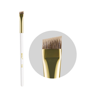 High Quality Single Makeup <b>Brush</b> White Handle Professional Synthetic Cosmetic <b>Brush</b> for Face Eye Makeup - Product Image 1