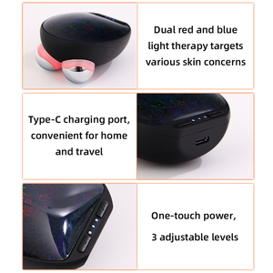 Estiramiento DE LA PIEL portátil Calefacción Vibración Estiramiento facial Belleza Masaje Microcorriente Dispositivo de tonificación facial <span class=keywords><strong>Mini</strong></span> masajeador facial - Product Image 6