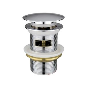 Siphon de vidange Gotega G1 1/4" en chrome pour lavabo et baignoire, avec filtre à cheveux en maille et trop-plein - Product Image 4