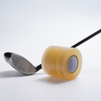 Film de protection transparent en PVC résistant à la chaleur pour tête de club de golf, sablage, film de masquage thermofusible en caoutchouc, vente directe usine