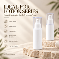 Lotion Visage Polyvalente Hydratante Émulsion Soin Solaire Flacon Pompe PET 150ml 250ml 300ml Soins Personnels Quotidiens