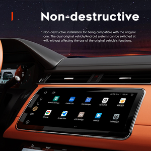 Nhà máy cho phạm vi Rover Evoque Màn hình 8 lõi đa phương tiện cảm ứng được xây dựng trong Carplay xe Android 13 cho hệ thống xe <span class=keywords><strong>GPS</strong></span> <span class=keywords><strong>navigation</strong></span> - Product Image 3