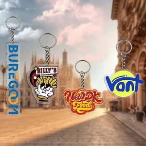 Llaveros Personalizados de Acrílico con Anillas para Mochilas, Parejas, Animales y Personajes de Dibujos Animados - Product Image 3