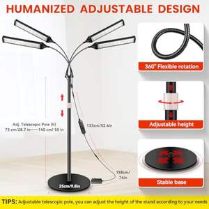 Dispositivo Viconor per Terapia a Luce Rossa a 4 Teste, Doppia Lunghezza d'Onda 660nm 850nm con Supporto Regolabile, Attrezzatura per Esercizio Fisico e Riabilitazione - Product Image 5