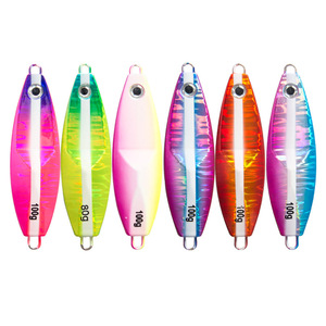 Señuelo Luminoso Jetting Plate 80g 100g, Cebo Duro de Fondo para Pesca de Lubina - Product Image 1