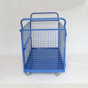 High Efficiency Steel Foldable <strong>Material</strong> <strong>Handling</strong> <strong>Carts</strong> with Wheels - Product Image 3