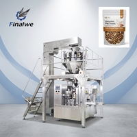 Machine d'emballage de sachets préformés à fermeture éclair avec régulation de vitesse progressive et aspiration automatique Finalwe