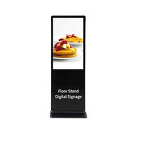 Ayaklı WiFi Dokunmatik Ekranlı Kiosk 55 İnç Tam Renkli 4K Video LCD Dijital Tabela Reklam Ekranı