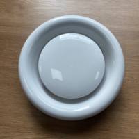 Système de climatisation central HVAC évents d'échappement en aluminium, diffuseurs de soupape à disque de plafond rond