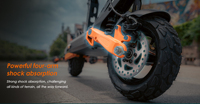 Scooter Eléctrico Plegable Profesional con Batería de Litio de 15AH, Resistente al Agua, Carga de 120 kg, 55 KM de Autonomía, Nuevo Modelo 2025 en Tendencia en la UE