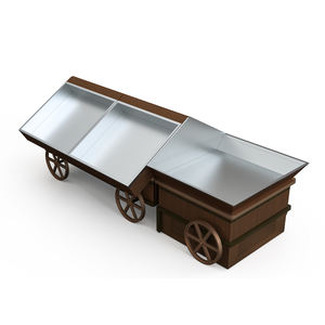 High Capacity Ergonomic Display Angle Modular <b>Basket</b> Layout Vegetable Display Rack - Product Image 5