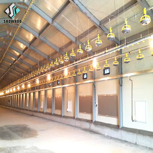 Nouveau design à faible coût construction agricole structure en acier ferme avicole plan de poulailler à vendre - Product Image 5