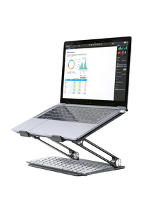 Factory Price Carbon Steel Foldable Notebook Holder Portable Folding Height Adjustable Laptop <b>Stand</b> - Product Image 6