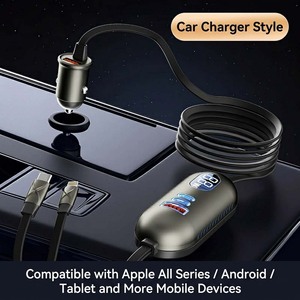 <b>Driver</b> Choice 6 Ports Fast 138W with Rear Seat Extension Hub Stable Charging for Multiple Passengers - Product Image 4