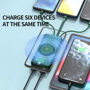 20000毫安时电源组带电缆的发光二极管显示无线充电器20000毫安时2合1快速充电磁性手机电源组 - Product Image 4