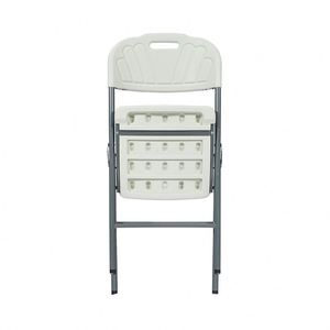QM Hot Selling Indoor Outdoor Stackable Lightweight Portable <b>White</b> Folding Plastic <b>Chair</b> for Events Office Wedding Party - Product Image 3
