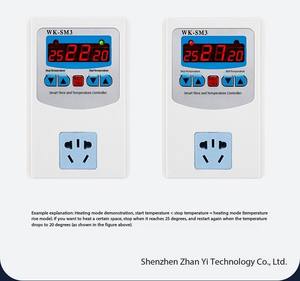 प्लास्टिक आवास के साथ बुद्धिमान डिजिटल तापमान नियंत्रक 10a 1000w ip43 रेटेड बहुउद्देश्यीय उपयोग - Product Image 5