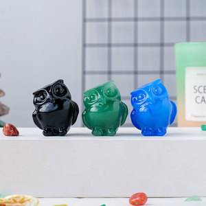 Nuovi arrivi all'ingrosso <span class=keywords><strong>di</strong></span> cristallo naturale pietre curative pezzi intagliati blu opalite ossidiana gufo <span class=keywords><strong>di</strong></span> <span class=keywords><strong>pietra</strong></span> per la decorazione - Product Image 6