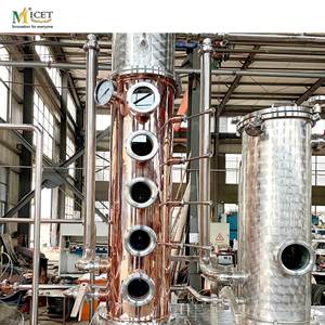 Equipo de Destilación Eléctrico MICET 600L, Alambique de Cobre, Destilador de Reflujo, Torre de Destilación Multifuncional para Ginebra y Brandy - Product Image 3
