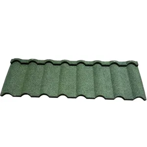 Building Materials classical style hot sale stone coated color metal roof tile in nigeria