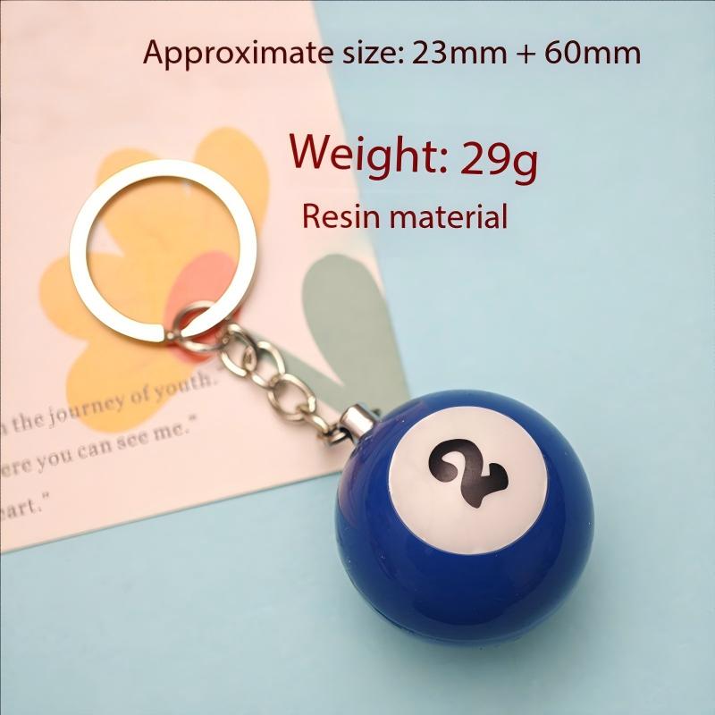 Adorno de bola de billar número 2 morado