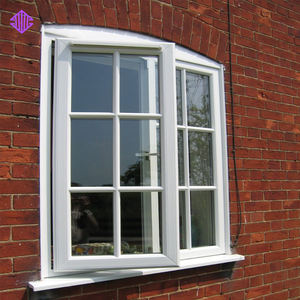 Couleur blanche style moderne personnalisé rupture thermique insonorisé étanche alliage d'aluminium <span class=keywords><strong>double</strong></span> <span class=keywords><strong>vitrage</strong></span> balançoire fenêtre à battant ouverte - Product Image 2