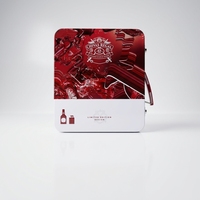 Boîte à lunch en métal étamé de qualité alimentaire, impression personnalisée directe usine, haute qualité, moderne, rectangulaire, avec couvercle à charnière et poignée, recyclée