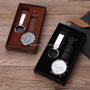 Grosir Set Hadiah Mewah Jam Tangan Gantungan Kunci Sesuai dengan Logo Merek Kustom Hadiah Promosi - Product Image 5