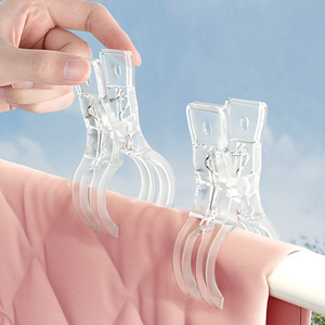 <span class=keywords><strong>Pince</strong></span> à linge multifonctionnelle en plastique pour sécher les pantalons, les jouets, les vêtements sur un lit de soleil, une chaise longue, un séchoir à linge, un outil pour la maison et la salle de bain - Product Image 2