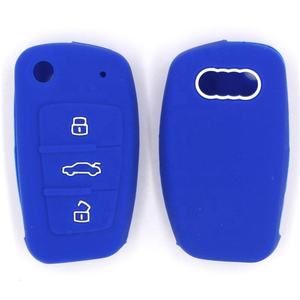 Pour <span class=keywords><strong>Audi</strong></span> A4 Fob Portefeuille Avec Logo De Marque De Voiture Promotionnel OEM Bas Prix Silicone Clé De Voiture Couverture Cas - Product Image 1