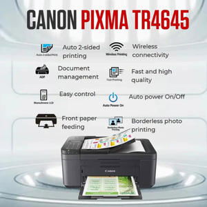 Pour l'imprimante à jet d'encre sans fil Can <span class=keywords><strong>PIXMA</strong></span> TR4645 4-en-1 copieur et scanner sans fil duplex, la maison des étudiants peut ajouter de l'encre en continu. - Product Image 3