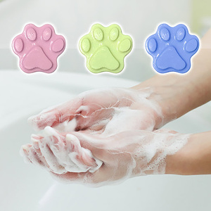 Handmade 100% Natural Dog Paw Shape Bar <b>Soap</b> Customized Whitening Herbal Solid Cleansing Bath <b>Soaps</b> Adult Skincare Functional - Product Image 3