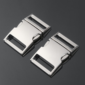 Metal Side Release Buckle 30mm Durable For Bags <b>Webbing</b> Hardware Accessory Silver Black - Product Image 2