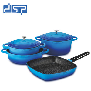 DSP Cookware Set 4 Piece Non Stick Frying <b>Pan</b> Soup <b>Pot</b> Set For Gas Electric Stove Modern Design - Product Image 3
