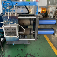Équipement de granulation de plastique recyclé pour fibres textiles et déchets de tissus en PET recyclé