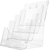 Présentoir en plexiglas acrylique haute transparence personnalisé mural A3 A4 A5 taille enseignes papiers documents porte-documents pour l'extérieur