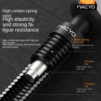 Macyo Power Twister, appareil d'exercice pour la force des bras et de la poitrine, barre de ressort pour les biceps, les épaules, extenseur de fitness