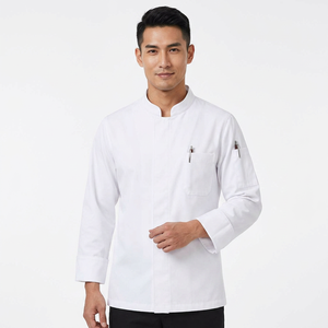 Uniforme de restaurant avec logo, 100% coton, manches longues, respirant, vêtements pour le personnel, personnalisation de la marque, fabricant OEM, approvisionnement en gros - Product Image 1