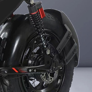 Vélo de montagne à pneus larges 20x4 pouces avec moteur à moyeu sans balais 500W, <span class=keywords><strong>batterie</strong></span> au lithium 48V, cadre en acier au carbone 7 vitesses, freins à disque - Product Image 3