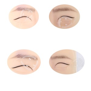 Règle de traçage des sourcils PMU en forme de poisson, étanche, en acrylique transparent, outil de pochoir pour le dessin et le façonnage des sourcils et des yeux - Product Image 6