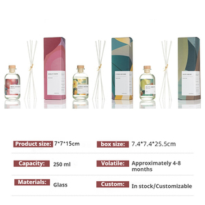 Tùy chỉnh 250ml thiết kế ban đầu loạt rượu vang trái cây không có lửa hương liệu nhà tinh dầu hương thơm khuếch tán sậy - Product Image 2