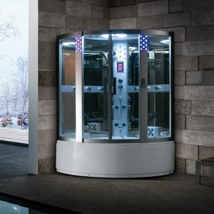 Bain intérieur de luxe <span class=keywords><strong>Douche</strong></span> Sauna à vapeur Bain à remous combiné <span class=keywords><strong>Cabine</strong></span> de <span class=keywords><strong>douche</strong></span> <span class=keywords><strong>Baignoire</strong></span> de massage par la pluie - Product Image 2