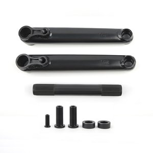 Juego de Bielas para Bicicleta BMX de 19 mm y 48 Ranuras, Plateado y Negro, Bielas BMX de <span class=keywords><strong>Cromoly</strong></span> - Product Image 5
