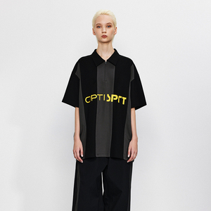 Manufacturers Oem Boxy Blank Drop Shoulder Jersey Heavy Weight Cotton Oversized Casual Custom <b>Short</b> <b>Sleeve</b> <b>Button</b> <b>up</b> Mesh Shirt - Product Image 3