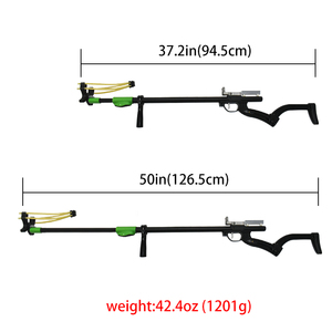 PIAOYU Professionelle Leistungsstarke Schleuder für die Jagd, Chinesische Steinschleuder mit Laser, Dehnbare Metallschleuder für Outdoor-Schießsport - Product Image 3
