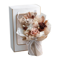 Regalos Más Vendidos para el Día de la Madre 2025, Ramo de Rosas Eternas de Larga Duración, Regalo Floral con Caja