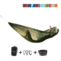 Hamac de survie portable pour camping, jardin, extérieur, loisirs, voyage, double balançoire suspendue