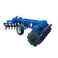 Herse à disques tractée 160 CV, profondeur de travail réglable, 5-7,8 mu/h pour la préparation et le traitement des terres agricoles de blé et de maïs