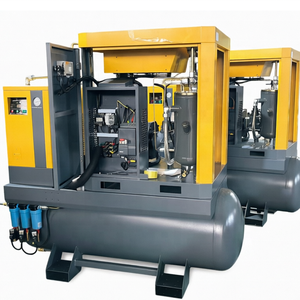 Compresseur d'air à vis 15KW 20HP 1,9-2,5 M3/min 67-88 Cfm 7-13 bar pour machine CNC/machine d'emballage/meuble/industrie du <span class=keywords><strong>location</strong></span> - Product Image 5